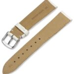 Hadley-Roma 16mm ‘Women’s’ Leather Watch Strap, Color:White (Model: LSL715RT 160)