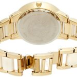 Anne Klein Women’s AK/1412IVGB Gold-Tone and Ivory Resin Bracelet Watch