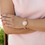 Anne Klein Women’s Premium Crystal Accented Bracelet Watch, AK/2928