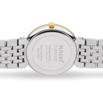 Rado Florence Swiss Quartz Dress Watch with Stainless Steel Strap, Silver and Gold, 20 (Model: R48912153), Silver and Gold