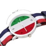 Vafogehu Flag of Italy Wrist Watches,Men and Women Fashion Minimalist Watch
