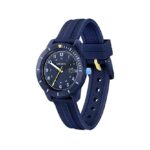 Lacoste Analogue Quartz Watch for Children Collection Mini Tennis with Silicone Strap, Blue (Navy), Strap.