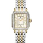 Michele Deco Madison One Hundred Fifty Five Diamonds Silver Dial Two Tone Women’s Watch MWW06T000144