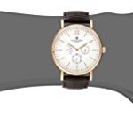Charles-Hubert, Paris Men’s 3969-W Premium Collection Analog Display Japanese Quartz Brown Watch