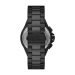 Michael Kors Men’s Lennox Chronograph, Black-Tone Stainless Steel Watch, MK8941, Black, Bracelet