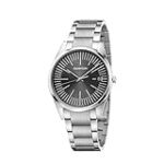 Calvin Klein Time Men’s Analogue Stainless Steel Bracelet with Grey Dial Watch