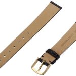 Hadley-Roma Women’s 14mm Leather Watch Strap, Color:Black (Model: LSL700RA-140)