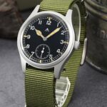 TACTICAL FROG Militado D12 Military VD78 Quartz Pilot Watch C3 Super Luminous Aviation Military-Style Wristwatches 100M Waterproof Mens Watches