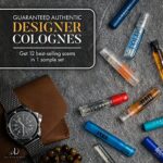 Infinite Scents Cologne Samples for Men: 12 Designer Fragrances + Pocket-Sized Pouch – Travel-Size Men’s Cologne Sampler Set, Cologne Sample Pack Gift Set
