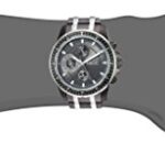 Relic by Fossil Men’s Heath Multifunction Silver and Gunmetal Gray Two-Tone Stainless Steel Bracelet Watch (Model: ZR12553)