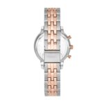 Fossil Women’s Neutra Quartz Stainless Steel Chronograph Watch, Color: Silver/Rose Gold (Model: ES5279)
