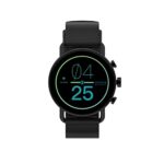 Skagen Falster Men’s Gen 6 Stainless Steel Smartwatch Powered with Wear OS by Google with Speaker, Heart Rate, GPS, NFC, and Smartphone Notifications Color: Black (Model: SKT5303V)
