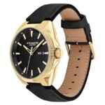 Coach Jackson Men’s Watch -3H Quartz Watch with Day Date Window – Genuine Leather Strap – Water Resistant 3 ATM/30 Meters – Premium Fashion Timepiece for Everyday Style – 45mm