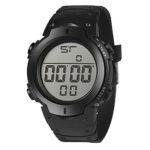 ALINKER Mens Digital Sports Watch LED Screen Large Face Military Watches Waterproof Stopwatch Luminous Alarm Army Wristwatches